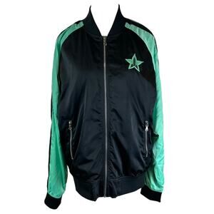 Killer Merch Jeffree Star High How Are Ya Bomber Jacket Green Black Size Medium